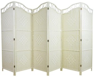 Parawan pokojowy dekoracyjny kotara 6 skrzydeł 180x300 krem