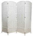 Parawan pokojowy dekoracyjny kotara 4 skrzydła 180x200 biały SU-033W 5901583763151