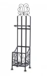 Stojak metalowy na papier toaletowy Vintage 68 cm 130105