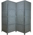 Parawan pokojowy dekoracyjny kotara 4 skrzydła 180x200 szary-4 5901583842481