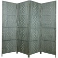 Parawan pokojowy dekoracyjny kotara 4 skrzydła 180x200 szary-4 5901583842481