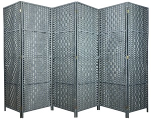 Parawan pokojowy dekoracyjny kotara 6 skrzydeł 180x300 szary-6