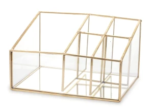 Przybornik na biurko organizer metalowy 135858
