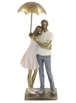Figurka tuląca się para pod parasolem family 31x12,5 122307
