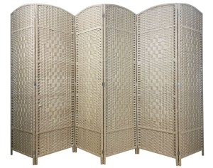 Parawan pokojowy dekoracyjny kotara 6 skrzydeł 180x300 beż