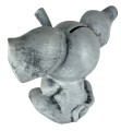 Skarbonka figurka słoń słonik ceramika szara 23x29 5907595132893