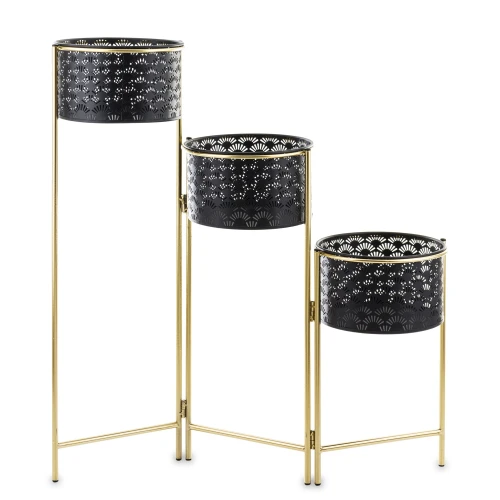 KWIETNIK DONICZKA METALOWA NA STOJAKU wys. 70cm 143247