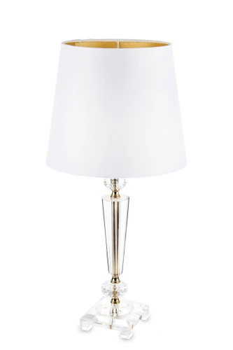 Lampka srebrna kryształ glamour lampa nocna  64x30,5 138547