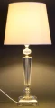 Lampka srebrna kryształ glamour lampa nocna  64x30,5 138547