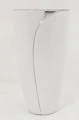 Wazon ceramiczny nowoczesny biały srebrny 24x13 112765