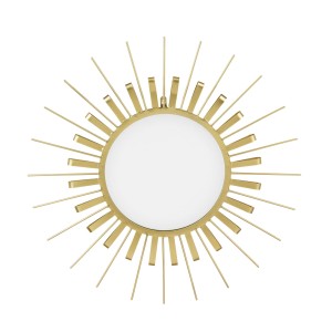Lustro dekoracyjne metalowe dekoracja ścienna 70x70 137368