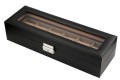 Szkatułka etui kasetka na zegarek zegarki 6 szt KARBON SU-026 8009235460070