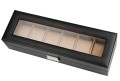 Szkatułka etui kasetka na zegarek zegarki 6 szt KARBON SU-026 8009235460070