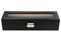 Szkatułka etui kasetka na zegarek zegarki 6 szt KARBON SU-026 8009235460070