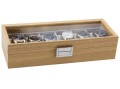 Szkatułka pudełko etui kasetka na zegarek zegarki 6 szt drewniane SU-035 5900779377042