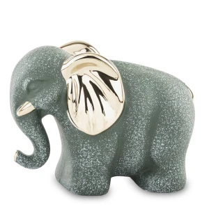 Figurka dekoracyjna słoń zielony 12x14 144329