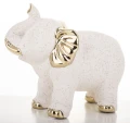 Figurka dekoracyjna słoń biały 12x14 140595