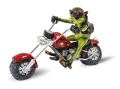 Figurka dekoracyjna żaba chopper 14x21 121421 5902663214211