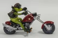 Figurka dekoracyjna żaba chopper 14x21 121421 5902663214211