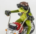 Figurka dekoracyjna żaba chopper 14x21 121421 5902663214211