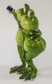Figurka dekoracyjna żaba selfie 20x14 112096