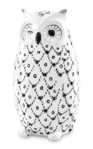 Skarbonka figurka sowa dekoracyjna ceramika 18,5x9x8 141506