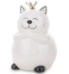 Skarbonka figurka kot dekoracyjna ceramika 14x10x10 141499