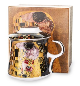 Kubek porcelana z zaparzaczem Gustav Klimt 137219