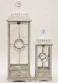 Lampion latarnia drewniana komplet 2 szt 88/57 108683 5902663086832