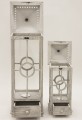 Lampion latarnia drewniana komplet 2 szt 88/57 108683 5902663086832