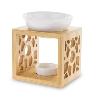 Kominek zapachowy ceramiczny do olejków aromaterapii wosków tealiht 14x11x11 145649