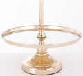 Patera taca metalowa lustro złota 2 poziomy 52x31x31 159253