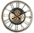ZEGAR METALOWY RETRO WISZĄCY 54x54x8 131905