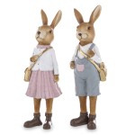 Figurka dekoracyjna królik 25,5x8x6 161587