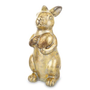 Figurka dekoracyjna królik wielkanocna ceramiczna 30,5x13x15 163869