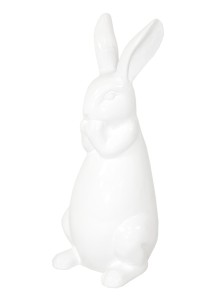 Figurka wielkanocna ceramiczna zajączek 29x11x11,5 100212