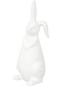 Figurka wielkanocna ceramiczna zajączek 39x14,5x13,5 100213