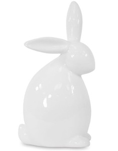 Figurka wielkanocna ceramiczna zajączek 20x11,5x8 107178