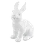 Figurka wielkanocna ceramiczna królik 15x9x13 162524
