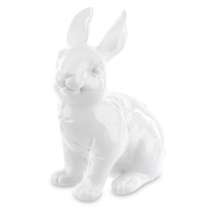 Figurka wielkanocna ceramiczna królik 15x9x13 162524