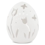 Jajko ceramiczne wielkanocne lampion T-Light 20x16,5x16,5 111799