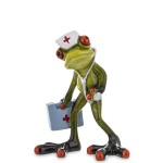 Figurka dekoracyjna żaba lekarz 13x10x8,5cm 162134