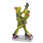Figurka dekoracyjna żaba żaby tańczące 18x11x7cm 159194