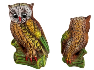 Figurka ogrodowa dekoracyjna sowa 33x20x15cm polskiej produkcji 