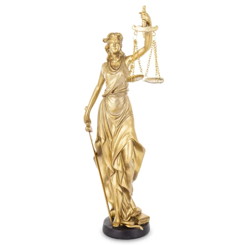 Figurka dekoracyjna temida bogini sprawiedliwości 39,5x16x8 162856