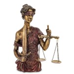 Figurka dekoracyjna temida bogini sprawiedliwości 33x26x13,5 166158