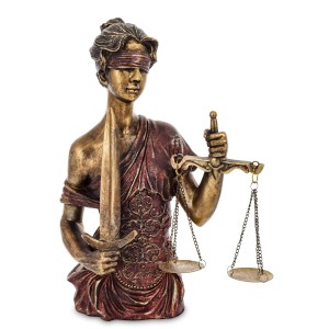 Figurka dekoracyjna temida bogini sprawiedliwości 33x26x13,5 166158