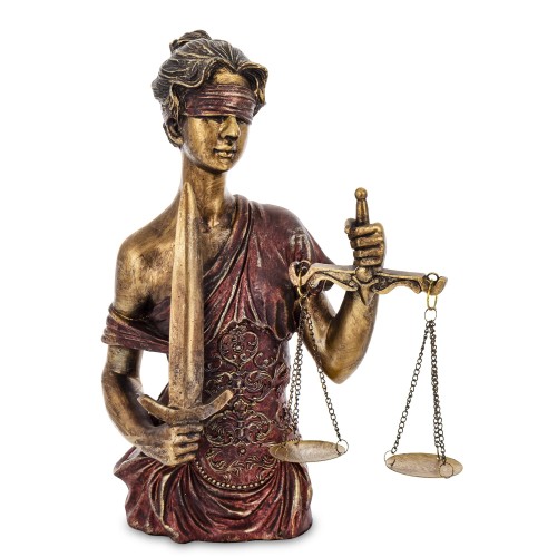 Figurka dekoracyjna temida bogini sprawiedliwości 33x26x13,5 166158