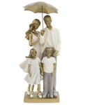Figurka dekoracyjna rodzina pod parasolem family 38x16x10,5 122308