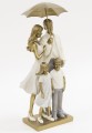 Figurka dekoracyjna rodzina pod parasolem family 38x16x10,5 122308